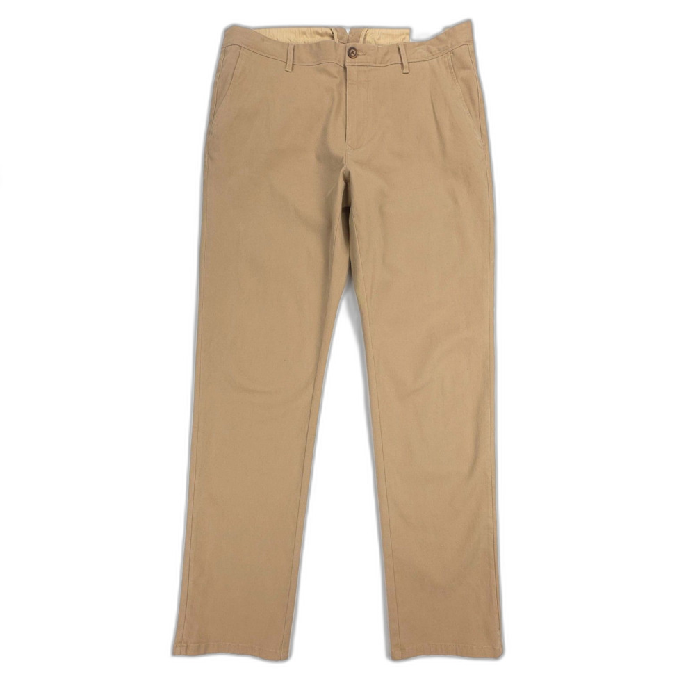 MOTT & BOW Everyday Twill Chino Charles Khaki Casual Pant Old Money Quiet Luxury